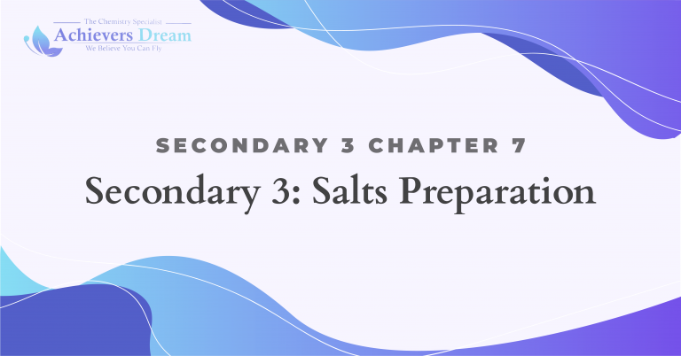 Salts Preparation