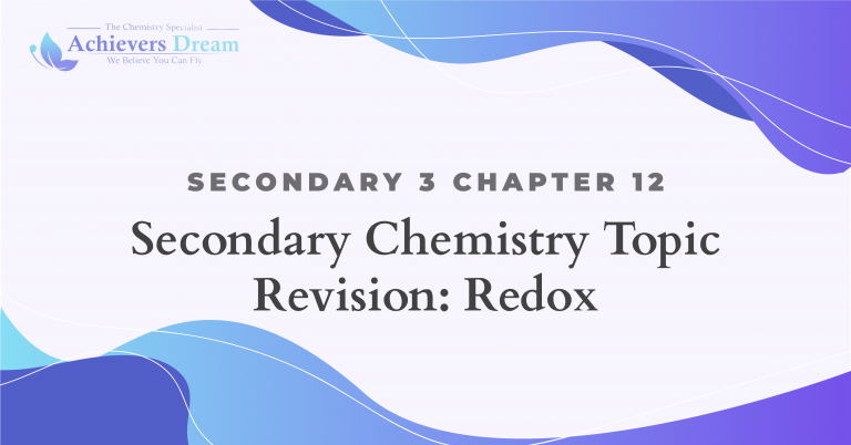 Secondary 3 Chapter 12