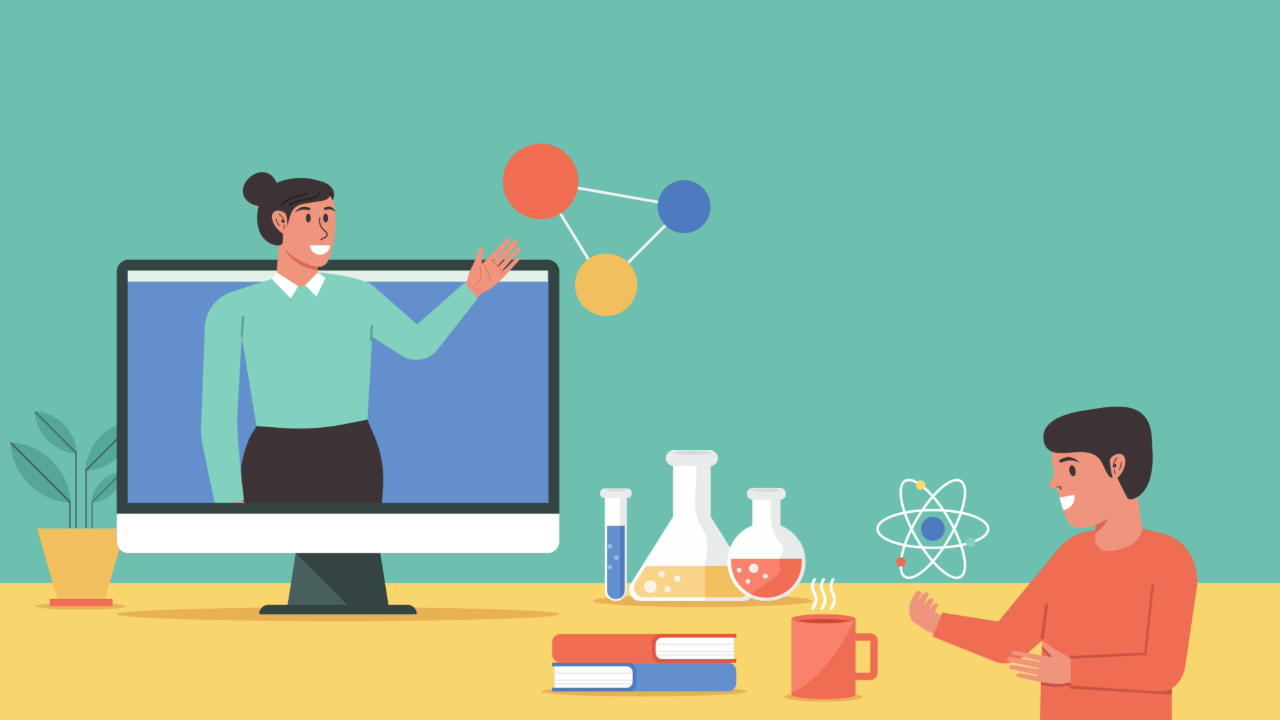 When Is Chemistry Tuition Necessary in Singapore? 4 JC Chemistry Vector graphic
