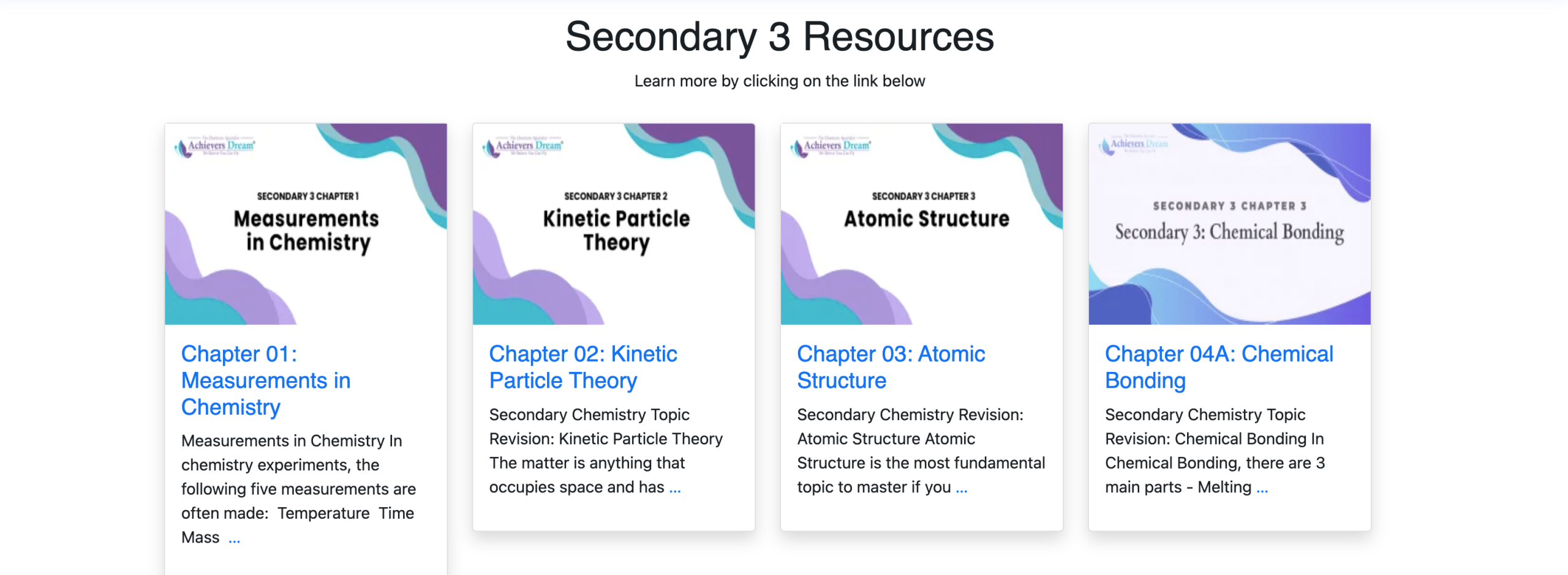 When Is Chemistry Tuition Necessary in Singapore? 3 Secondary 3 Chemistry Notes
